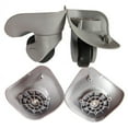 thumbnail image 1 of 2 Pcs Roues de Remplacement pour Bagages Pièce de Valise Pivotante Universelle, 1 of 4
