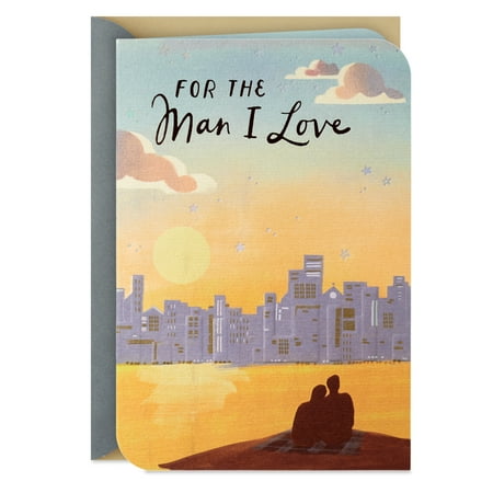 Hallmark Anniversary Card for Him (Happy Moments Are Happier With You)