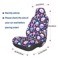 thumbnail image 3 of Yiaed mushroom colorful Skull star Print Car Seat Covers,Universal Auto Seats Protector Fits for Car,SUV Sedan,Truck,Automotive Seat Covers & Accessories, 3 of 5