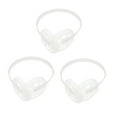 thumbnail image 4 of WEAVILUX 3-Pack White Plastic Earmuff Frame Holders for Comfortable Ear and Crafting Use, 4 of 8