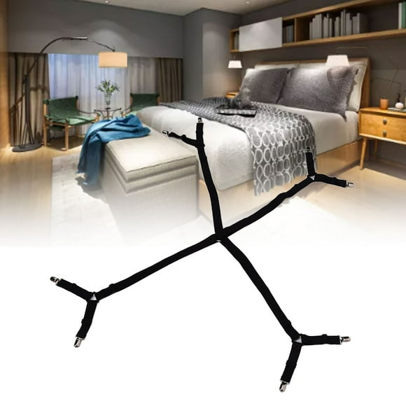 LHCER Bed Sheet Fastener,Bed Sheet Holder,Bed Sheet Fastener Curtain Sofa Cushion Clip Adjustable Bedsheet Strap Elastic Bed Sheet Holder