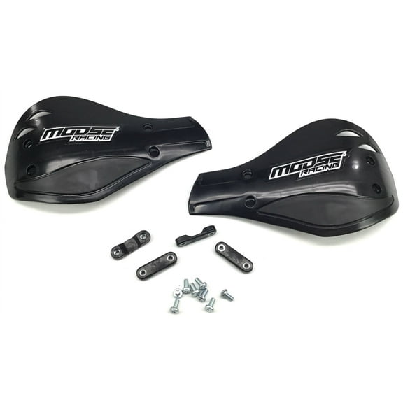 Moose Racing Contour Black/Black Hand Guard Deflectors (M51-124)