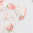 thumbnail image 5 of Baby Onesies Boy Baby Rompers Summer Newborn High Stretch Solid Color Breathable Cotton With Front Button Closure, 5 of 8