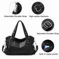 thumbnail image 5 of GAEKEAO Women’s Satchel Handbag Spacious Shoulder Purse with Detachable Strap, 5 of 6