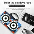 thumbnail image 4 of cvlncycling Bluetooth Speakers On Sale,Portable Bluetooth Speaker,Vintage Wooden Bluetooth Stereo Portable Small Stereo Wireless Subwoofer,for Family Gatherings and Outdoor, 4 of 9