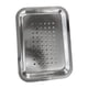 thumbnail image 4 of Bandeja para hornear de acero inoxidable rectangular con espejo decorativo para hornear Agujero de 27cmx20cmx2.5cm, 4 of 9