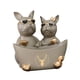 thumbnail image 4 of Cuenco de almacenamiento con forma de estatua de perro, caja de almacenamiento de dulces con forma de animal, novedad decorativa, Marrón, 4 of 9