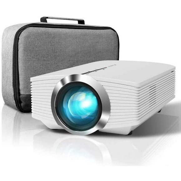 ELEPHAS Mini Projecteur 3200 Lux, Projecteur Vidéo Cinéma Maison 1080P HD avec AV USB Micro SD Carte HDMI pour Soirée Cinéma Support Pièce Ordinateur Portable Téléphone Intelligent