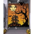 thumbnail image 3 of Halloween Shower Curtain Set ，Waterproof Fabric Shower Curtains Castle Moon Bald Tree Shower Curtains for Bathroom,Bathroom Decor 60"x72", 3 of 6