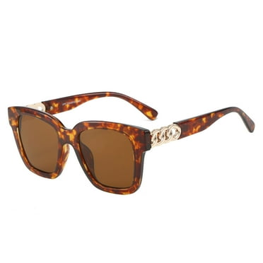 Piranha Eyewear Moore Oversize Square Women's Sunglasses - Demi Pattern
