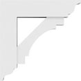 thumbnail image 3 of 5"W x 24"D x 24"H Standard Merced Architectural Grade PVC Bracket with Traditional Ends, 3 of 11