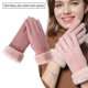 thumbnail image 4 of Bicicleta Guantes de moda para mujer manoplas cálidas y peludas de dedo Likrtyny completo para deporte al aire libre para pantalla táctil Otoño e Invierno, 4 of 9