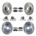 thumbnail image 1 of Transit Auto Front Rear Hub Bearing Assembly Disc Brake Rotor and Semi-Metallic Pads Kit (10Pc) for Car Dodge Grand Caravan Chrysler Town & Country Ram C/V Volkswagen Routan Left Right Side KBB-116716, 1 of 11