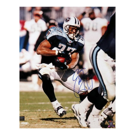 NFL - Eddie George Tennessee Titans - Cutting Back - 16x20 Autographed Photograph