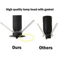 OHLGT 2Pack Salt Lamp Cord Replacement with Dimmer Switch 5 feet Lamp