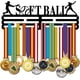 thumbnail image 3 of Soporte para medallas deportivas, colgador para medallas de carreras, exhibidor de cintas, soporte personalizado para medallas, colgador de premios de metal para montaje en pared., 3 of 9