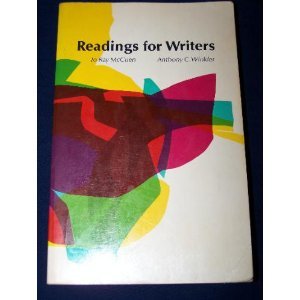 Pre-Owned Readings For Writers, 9780155758247, 0155758241, Paperback, 2nd Edition edition