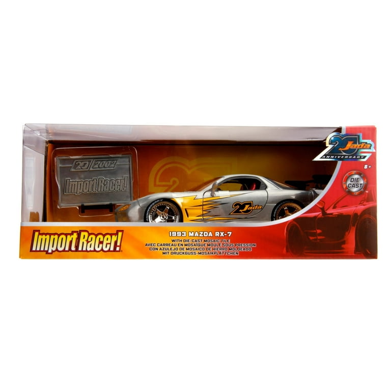 【希少】マツダ Mazda RX-7 Import Racer 　1/24 Jada Toys 1:24 Import Racer Mazda RX-7 Wildwood- RARE NEW IN
