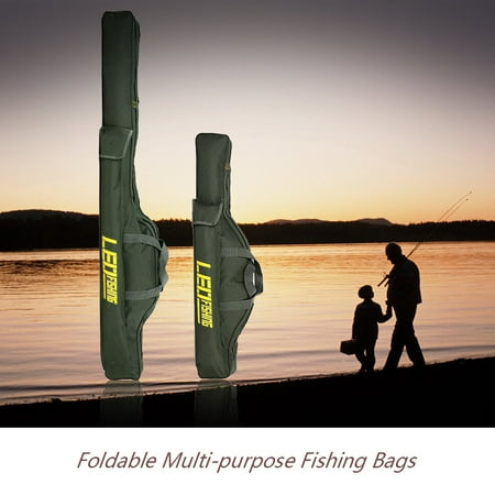 100cm/150cm Foldable Multi-purpose Fishing Bags Fishing Rod Bags Zipped Bags  Case Fishing Tackle Bags Storage Bags Pouch Holder 