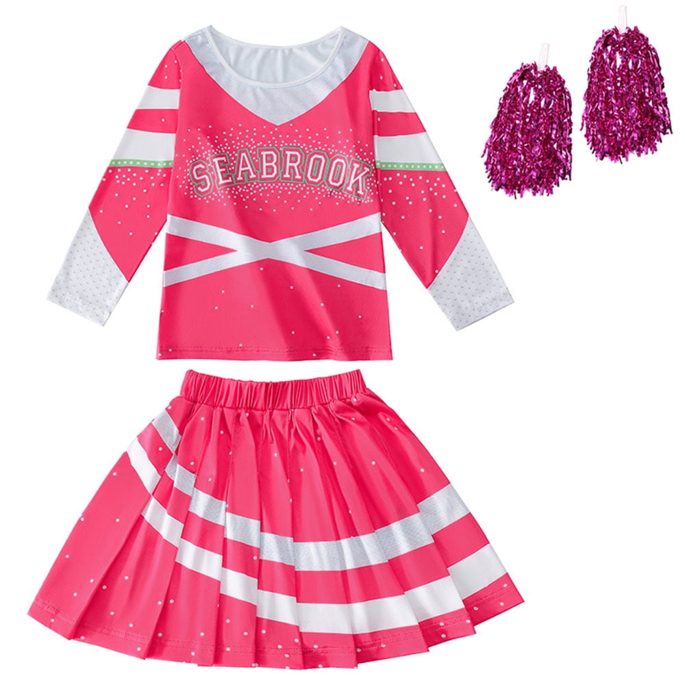 Cheerleading Outfit for Girls Long Sleeve Uniform Cheerleader Costume