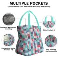thumbnail image 3 of Boho Bohemia Flower Drawstring Lunch Bag Women - Drawstring Lunch Bag Insulated for Work Office - Stain-Resistant Large Lunchbags for Women with Multi-Pockets, 3 of 6