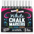 thumbnail image 1 of Marcadores Tiza Liquida Chalky Crown CCCMW10P Punta Reversible 6mm Pack 10 Unidades, 1 of 5