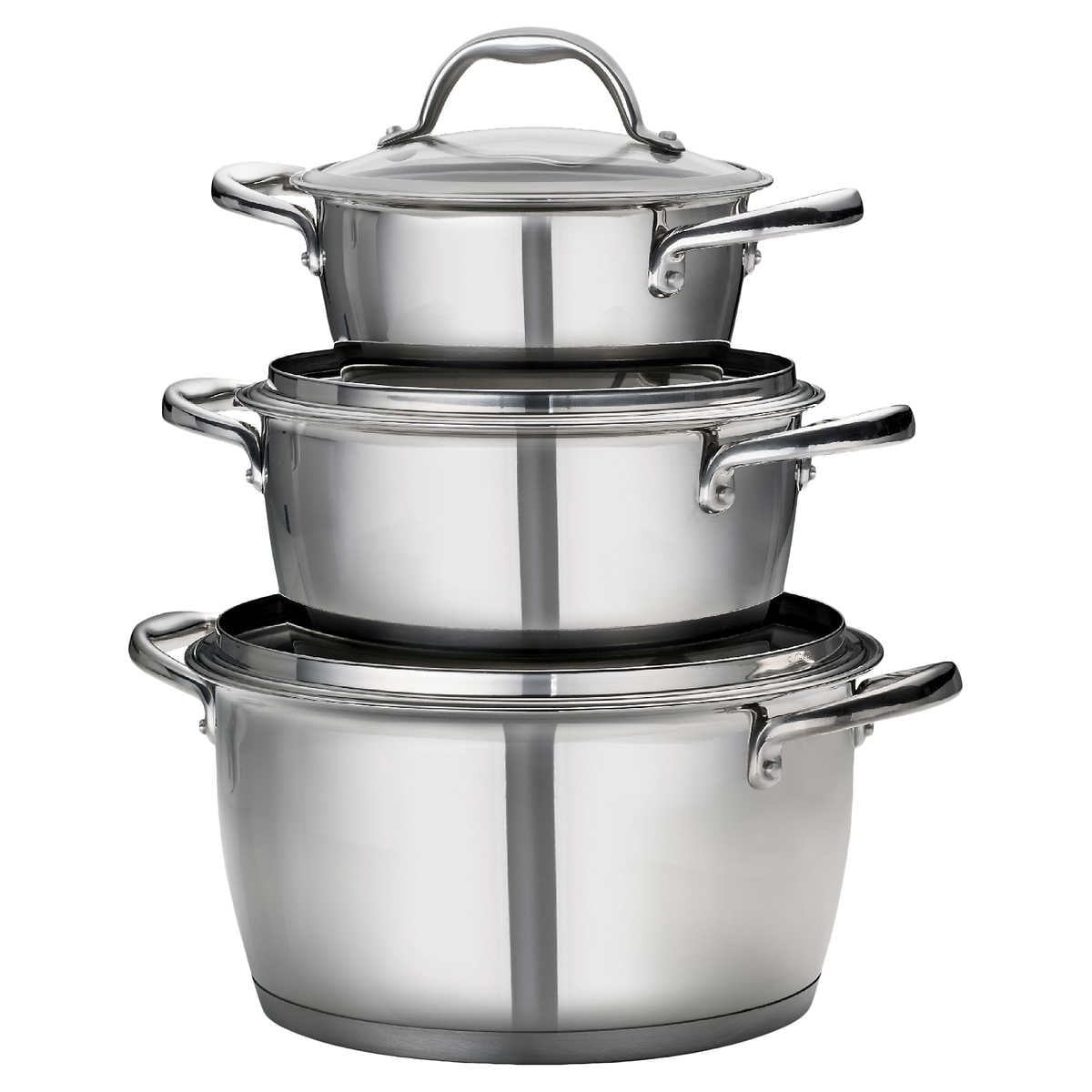 Tramontina 6piece Stackable Sauce Pot Set