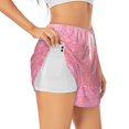 thumbnail image 1 of Balery Sparkly Glitter Pantalones cortos deportivos para mujer con forro y dos bolsillos, elásticos, para entrenamiento, gimnasio, yoga-XX-Large, 1 of 7