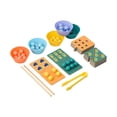 thumbnail image 1 of y juguete de clasificación de colores, manipuladores matemáticos de motricidad fina, reconocimiento de colores, juego de combinación portátil para el, 1 of 9