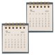 thumbnail image 2 of 2Pcs Mini Desk Calendar 2024 Year Table Mini Calendar Decorative Spiral Calendar Tabletop Calendar, 2 of 2