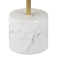 thumbnail image 6 of Aron Living Poke 17.3" Mid-Century Marble and Metal Coffee Table in Gold, 6 of 6