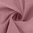 thumbnail image 6 of QUNYINEY Faux Cotton Linen Women Summer Dresses 2026 Short Sleeve Pink Midi A Line Dress Casual with Pockets Button Loose Fit Collared Dresses, 6 of 6