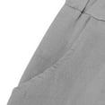 thumbnail image 6 of PNTUTB Men's Fashion Solid Color Stretch Drawstring Waist Straight-Leg Casual Pants, 6 of 6