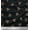 Black, variant on Soimoi Black Silk Fabric Artistic Floral & Stripe Decor Fabric Printed Yard 42 Inch Wide