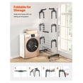 thumbnail image 5 of Clothes Drying Rack 4-Tier Foldable Laundry Rack, Metal Dryer with 24 Rods & Wings, 5 of 7