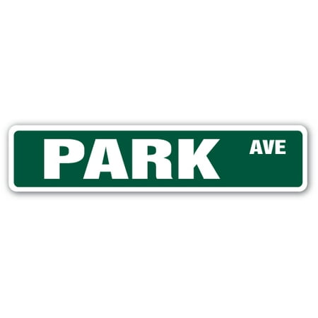 PARK AVE Street Sign New York NY Central Park | Indoor/Outdoor |  24