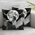 thumbnail image 3 of Orinice Aya Goda Occult Egyptian Art Graphic Decorative Cushion Throw Pillow Cover 24x24in, 3 of 5