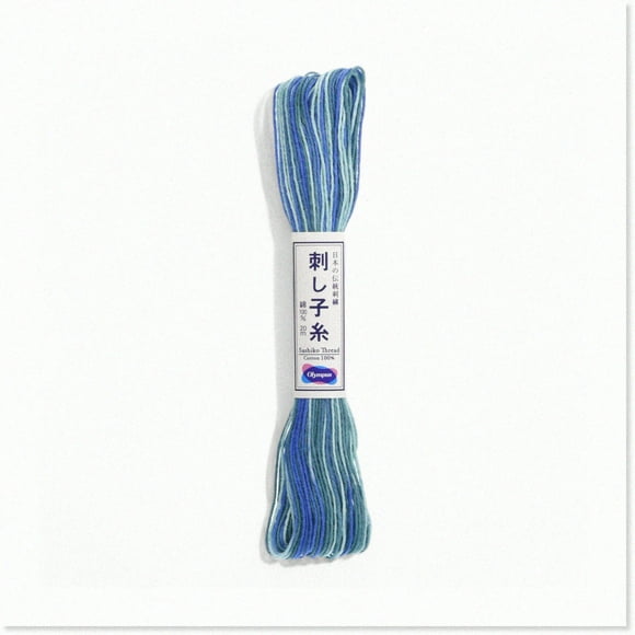 Caribbean Breeze Fil de 20m : Plongez dans les Couleurs Vibrantes de la Mer des Caraïbes avec Notre Écheveau de Fil, Parfait pour Tous Vos Projets Créatifs!