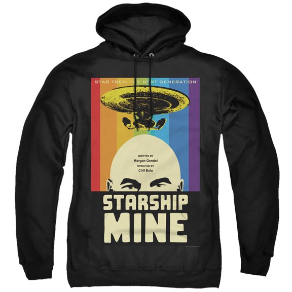 Star Trek Tng Season 6 Episode 18 Adult Pullover Hoodie Sweatshirt Black