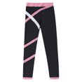thumbnail image 5 of iiniim Kids Girls Athletic Color Block Gymnastics Yoga Pants Tights Dance Leggings Pink 16, 5 of 7