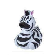 Wild Republic Rubber Duck, Zebra, Gift for Kids, Great Gift for Kids and Adults, 4 inches