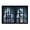 F, variant on Halloween Window Door Cover Set 2 Piece Hanging Backdrop Cloth Horror Ghost Scene Decoration for Outdoor Indoor Use