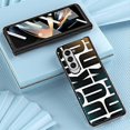 thumbnail image 4 of For Samsung Galaxy Z Fold5 Integrated Electroplating Folding Phone Case with, 4 of 5