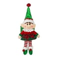 thumbnail image 2 of Dserfhy Christmas Cartoon Doll Curtain Buckle Plush Elf Boy/Girl Curtain Tieback Hold Back Fastener for Xmas Holiday Home Window Decoration, 2 of 7