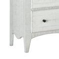 thumbnail image 6 of 72 Inch Wood Dresser, 6 Drawers, Scalloped Edges, Rustic White Wood Finish, 6 of 9