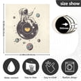 thumbnail image 5 of Yayeee Magnetic Dishwasher Cover for The Front Decoration Home Kitchen Machine Sticker Protector, Beige Astronaut Planet, 5 of 6