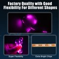 thumbnail image 4 of Unique Bargains 4pcs 53.1 Inch LED Strip Light Decoration Cuttable Waterproof Pink Light Flowing for Car Truck, 4 of 7