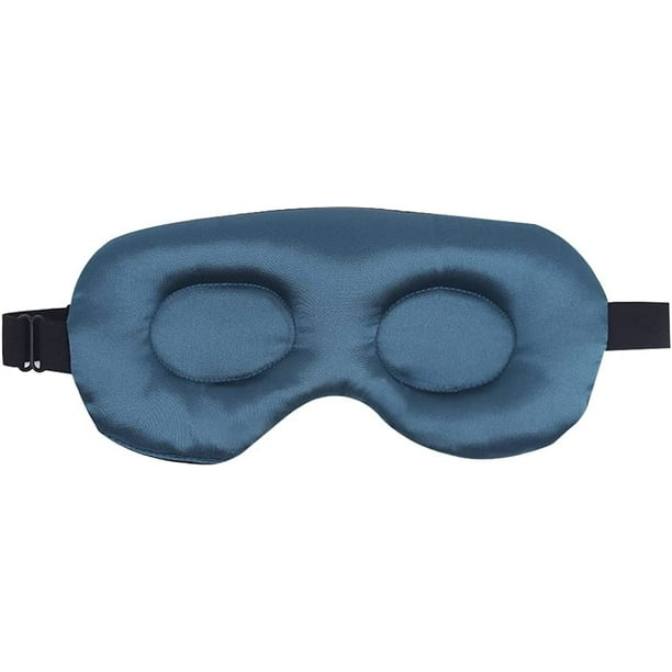 NEWGO Heated Eye Mask for Dry Eyes 3D Moist Heat Eye Compress Sleep Eye Mask with Flaxseed for