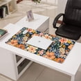 thumbnail image 3 of Long Mouse Pads for Desk,Pioneer Flower Floral Print Pattern Desk Mats on Top Of Desks, Desk Mouse Pad Extra Large with 3mm Non-Slip Base and Stitched Edge for Gaming,Office,Work,Home 31.5"x15.7", 3 of 6