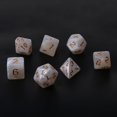 thumbnail image 2 of 7x Black Sided Dice D4 D6 D8 D10 D12 D20 Rpg Poly Game Set, 2 of 4